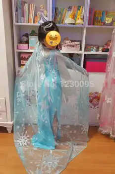 Księżniczka Elsa cosplay kostium dla dorosłych kobiet, dzieci Elsa cosplay
