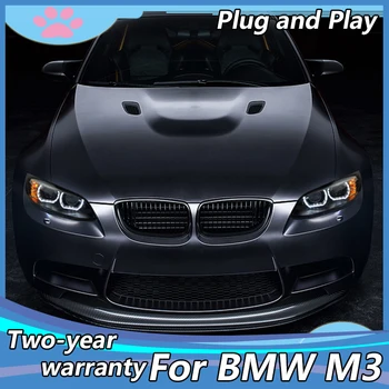 Stylizacja samochodu etui do BMW M3 328i 330i 335i E92 E93 2006-2012 reflektory led reflektory led H7 D2H HID Angel Eye Bi ksenon Promień
