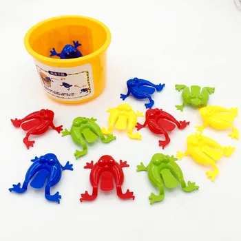 12 Żaby Skaczące Dzieci Nostalgiczne Zabawki Do Przedszkola Zabawki Edukacyjne Nietoksyczne, Bez Smaku Skaczące Zabawki