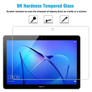 2szt tablet hartowane szkło pokrywa ochronna ekranu Huawei MediaPad T3 10 9,6 cala pełne pokrycie ekranu