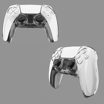 DATA FROG Crystal Transparent Protective Hard Shell Cover For PS5 Controller Protection Case for Playstation5 Gamepad Accessorie