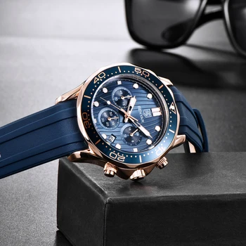 BENYAR Zegarki Męskie 2020 Top Brand Sport Watches For Men męski zegarek kwarcowy chronograf zegarek wojskowy zegarek męski relogio masculino