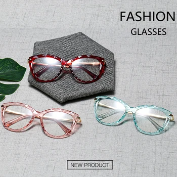 LNFCXI TR90 damskie przezroczyste oprawki okularowe 2020 metalowa sprężyna stopki kobiece Kryształ многосекционные oprawki okularowe Oculos