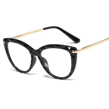 LNFCXI TR90 damskie przezroczyste oprawki okularowe 2020 metalowa sprężyna stopki kobiece Kryształ многосекционные oprawki okularowe Oculos