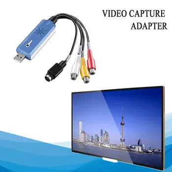 USB 2.0 Audio Video Capture Card Adapter VHS To DVD Converter for Win XP 7 NTSC PAL konwersja analogowego sygnału wideo do formatu cyfrowego