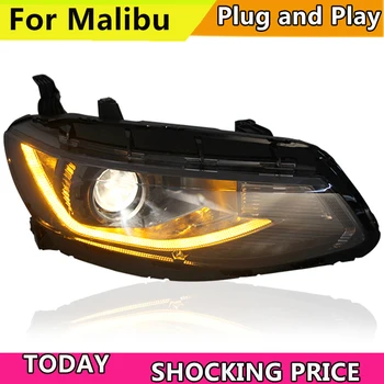 Samochodowa lampa reflektor Chevrolet Malibu XL LED reflektory 2017 2018 DRL H7 lampa ksenonowa Plug And Play Design LED Head Light
