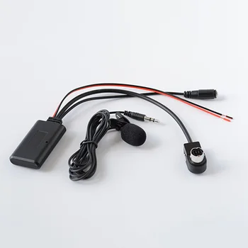 Bluetooth 5.0 mikrofon zestawu głośnomówiącego AUX kabel Alpine/JVC Ai-NET KCA-121B stereo adapter wymiana samochodu akcesoria