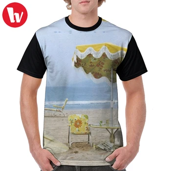 Neil Young T Shirt Neil Young On The Beach Koszulka Poliester Koszulka Męska Z Nadrukiem Casual Graficzny T-Shirt