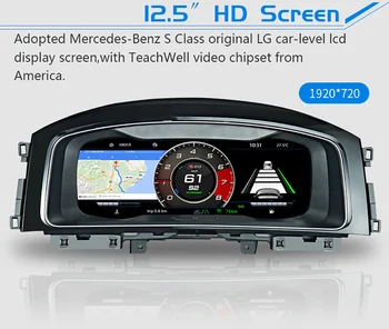 Do VW B8 PASSAT CC golf 7 GTI Variant Car LCD wymiana deski rozdzielczej deska rozdzielcza Entertainment Multimedia Intelligent Linux