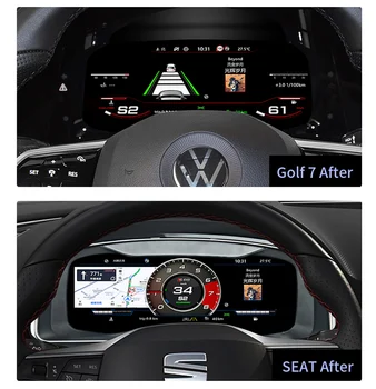 Do VW B8 PASSAT CC golf 7 GTI Variant Car LCD wymiana deski rozdzielczej deska rozdzielcza Entertainment Multimedia Intelligent Linux