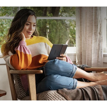 Zupełnie nowy Kindle Oasis3 10. generacji 32GB, E-reader-7-calowy wyświetlacz o wysokiej rozdzielczości (300 ppi), wodoodporny, wbudowany dźwięk, Wi-Fi