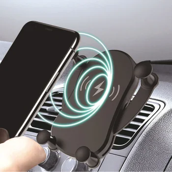 W4 samochodowa ładowarka bezprzewodowa Magnes uchwyt samochodowy do telefonu bezprzewodowego ładowarka samochodowa szybkie ładowanie iPhone XR XS Samsung S9 S8 Note 9