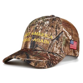 Nowa moda MAGA moro czapka z daszkiem dla mężczyzn haft bawełna Trump Snapback Hat Make Great America Again Camo Snapback Cap