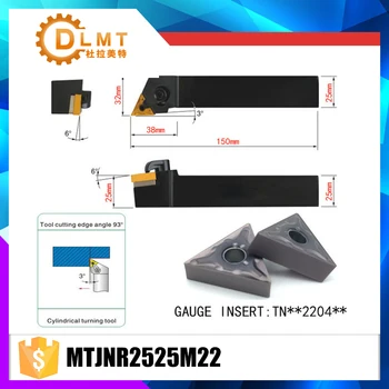 MTJNR2525M22 93 stopni średnica tokarka Uchwyt narzędzia dla TNMG220404 TNMG220408 używany na tokarce CNC