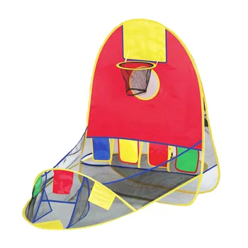 Składany pop-up namiot gry dom dla dzieci, Mini koszykówka, strzelanie namiot ocean piłkę zabawki pit ogrodzenia rodzina kryty gra prezent dla dziecka