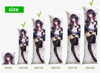Genshin Impact Mona Anime Body Pillow Case Cover Multi-size