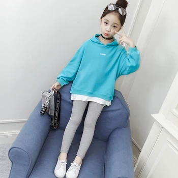 Bluzę dla dziewczynki 10 lat Girl Long Sleeve Fashion Boutique Outfits Suit Teenage Clothes муслиновая odzież dla dzieci Ofertas Relampago