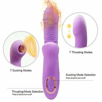 Aktualności Akumulator łechtaczki ssanie pchanie G-spot wibrator dildo sex zabawki dla kobiet,Paganl G Spot wibratory Królik dorosły produkt