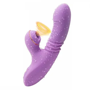 Aktualności Akumulator łechtaczki ssanie pchanie G-spot wibrator dildo sex zabawki dla kobiet,Paganl G Spot wibratory Królik dorosły produkt