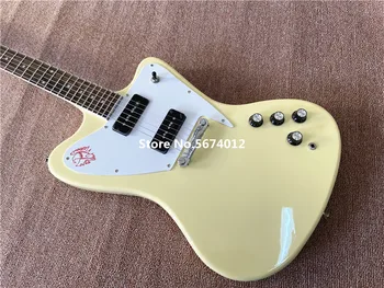 Wysokiej jakości niestandardowa wersja klasycznej kremowo żółtą gitary elektrycznej палисандровый gryf darmowa wysyłka