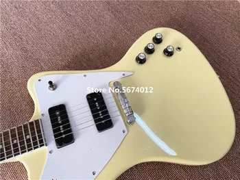Wysokiej jakości niestandardowa wersja klasycznej kremowo żółtą gitary elektrycznej палисандровый gryf darmowa wysyłka