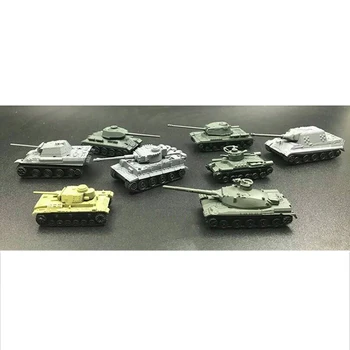 8 szt. dla dzieci nowoczesny czołg 1:144 skala zabawki model czołgu do hobby kolekcjonerskie / DIY puzzle zestawy / piękny projekt