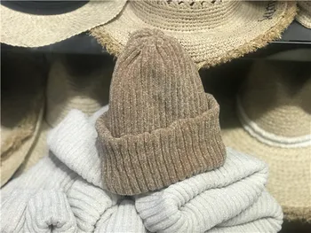 01912-27-tu zima ciepły śnieg podwójny miękki chenille komfortowe uczucie Skullies czapka czapka mężczyźni kobiety zewnątrz wypoczynek czapka