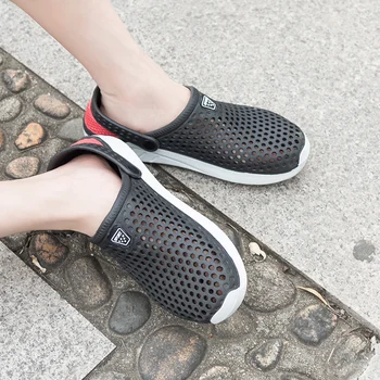 EVA materiał męskie kapcie domowe kapcie wygodne lekkie codzienne buty na świeżym powietrzu Antypoślizgowe buty do chodzenia