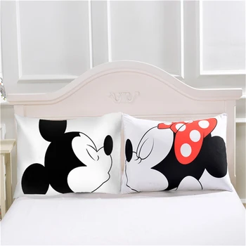 Mickey Minnie Mouse 3D drukowane zestawy pościel dla dorosłych Twin pełna Queen King Size biały czarny sypialnia dekoracje kołdrę zestaw prezent