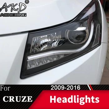 Głowy lampa do samochodu Chevrolet Cruze 2009-2016 Cruze reflektory Przeciwmgielne stawek zawieszenia światła DRL H7 LED Bi xenon lampa samochodowy akcesoria