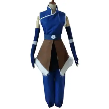 2020 anime Avatar Legenda o Корре Korra cosplay kostiumy na Halloween japońskie kimono fartuch sukienka na zamówienie