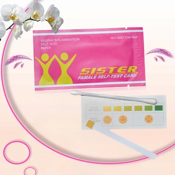 50 szt damska mapa testu zapalenie pochwy kobiece pochwy ph autotest ginekologiczny zapalenie kobiecy zestaw higieniczny