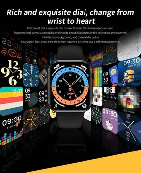 HW16 Smart Watch 1.72 Screen Bluetooth Call, Smart Clock Wireless dla IOS Huawei xiaomi Men smartwatch PK IWO 11 13 hw12 GTS 2