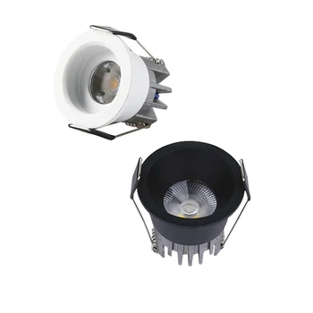 10 szt LED Downlight Mini Under Cabinet Spot Light 3W 5W dla sufitowej zabudowany żarówki 220V Dimmable lights Down z kierowcą
