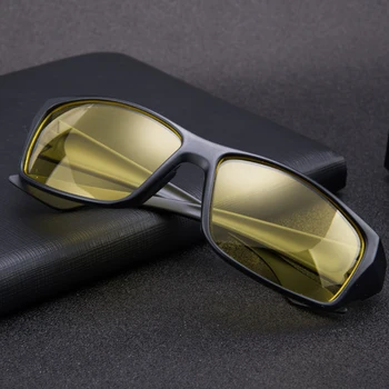 Chashma zupełnie nowe sportowe okulary noktowizyjne okulary do jazdy poliwęglanowe okulary rama antyodblaskowy UV400 dla mężczyzn