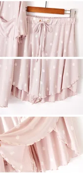 Letnia strona odzież Damska, bawełniana piżama z nadrukiem spodenki z krótkim rękawem zestaw z dwóch części białe różowe kolory piżamy dla kobiet