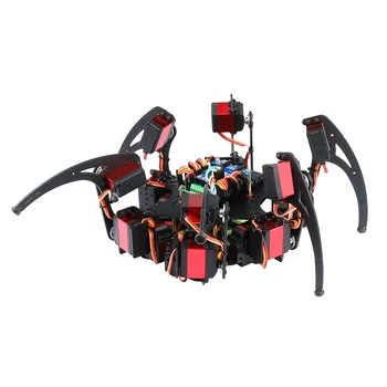 Шестиногий spider-шестиногий pełzanie robot z 32-kanałowym kontrolerem PS2 Control i 25-funt metalu wspomagania układu kierowniczego, YF6125 Digital Servo
