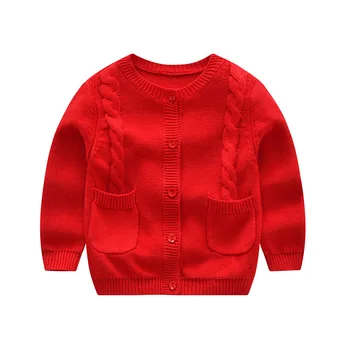 2020 Jesień I Zima Nowe Chłopcy Sweter Dla Dzieci Na Drutach Sweter Cardigan Twist Dzianiny Kurtka Kartki Odzież Sweter Dla Dziewczynki