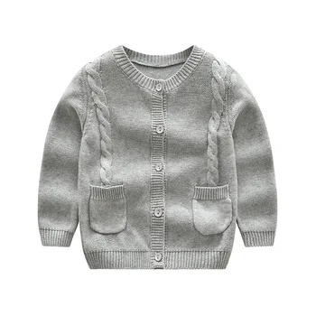 2020 Jesień I Zima Nowe Chłopcy Sweter Dla Dzieci Na Drutach Sweter Cardigan Twist Dzianiny Kurtka Kartki Odzież Sweter Dla Dziewczynki
