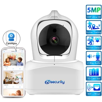 5MP 3MP IP Dome Camera WiFi 15M IR Night Vision Wireless Humanoid Tracking CCTV Camera Video Surveillance Pet Camera CamHipro