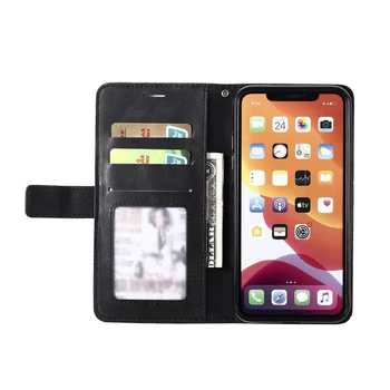 Dla iPhone 12 Mini Pro 11 Pro XS Max SE 2020 składanie skórzane flip etui portfel magnetyczna pokrywa dla iPhone 8 7 6S 6 Plus XR X