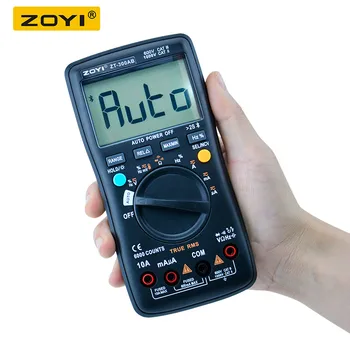 6000 czasu True RMS Bluetooth / uniwersalny / inteligentny miernik ZOYI ZT-300AB z temperaturą i NCV
