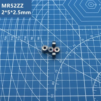 Bezpłatna wysyłka 10 szt. MR52ZZ 2*5*2.5 mm miniaturowe SMR52 ZZ cienkościenne łożyska mini-łożyska kulkowe L-520ZZ W52 MR52Z SMR52