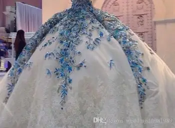 Luksusowe koronki kryształowe suknie ślubne suknia kochanie wspaniałe koraliki plus rozmiar suknie balowe suknie ślubna robe de mariage