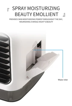 Nowy biurowy chłodnica powietrza 3 w 1 z wbudowanym 7-kolorowy led światłem rozproszonym regulowany USB Kuchnia Łazienka salon nawilżacz powietrza