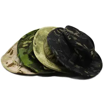 LIBERWOOD Operator Boonie Hat Cap Woodland Olive letni odkryty myślistwo wędkarstwo, safari wiadro Sun Hat z regulowanym paskiem