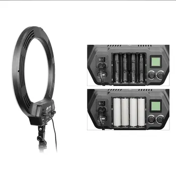 Kamera studio fotograficzne telefon wideo zasilanie z akumulatora 16 cali 40 cm 320шт LED Ring Light Dimmable Photography Ring lampa ze statywem