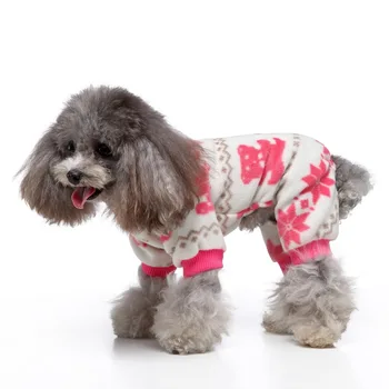 Zimowa Ciepła Piżama Odzież Dla Psów Pet Dog Garnitur Dla Psów Płaszcz Kombinezon Odzież Dla Psów Chihuahua Zwierzęta Mała Parszywa Zdziro Odzież