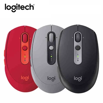 Logitech M590 Wireless Mouse ,Unifying Bluetooth Dual mode 2.4 G Wirelss Mini Mute Silent mice do komputera notebook Flow Mouse