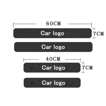 4 sztuki drzwi samochodu włókna węglowego parapet płyty naklejki dla Chevrolet Tahoe Cruze Z71 Aveo Camaro Captiva Equinox Impala Lacetti Malibu